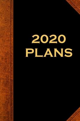 2020 Daily Planner 2020 Plans Vintage Style Image 384 Pages: 2020 Planners Calendars Organizers Datebooks Appointment Books Agendas