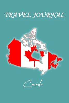 Travel Journal - Canada - 50 Half Blank Pages -