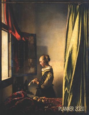 Johannes Vermeer Daily Planner 2020: Girl Reading a Letter at an Open Window Organizer (12 Months) with Stylish Dutch Master Art Painting For Office W
