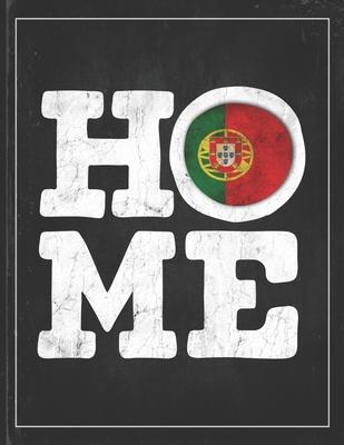 Home: Portugal Flag Planner for Portuguese Coworker Friend from Lisbon Undated Planner Daily Weekly Monthly Calendar Organiz