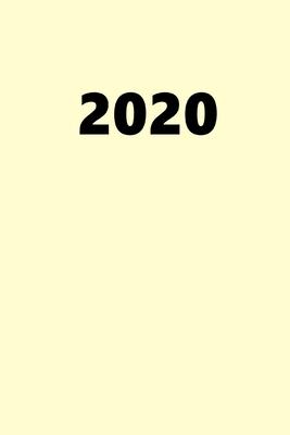 2020 Daily Planner 2020 Cream White Color 384 Pages: 2020 Planners Calendars Organizers Datebooks Appointment Books Agendas