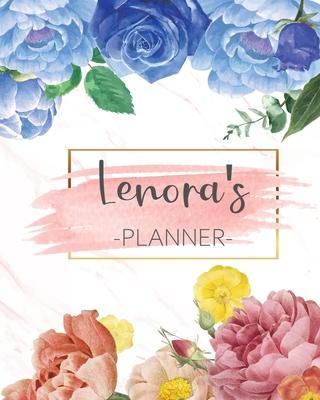 Lenora’’s Planner: Monthly Planner 3 Years January - December 2020-2022 - Monthly View - Calendar Views Floral Cover - Sunday start