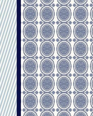 2020 January-December Weekly/Monthly Planner: Women’’s Blue Striped Journal With Yearly Calendar Scheduler & Organizer-Pretty Contemporary Notebook