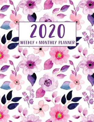 2020 Planner Weekly and Monthly: Pretty Cute Floral Schedule Organizer, Jan 1, 2020 to Dec 31, 2020, 8.5 x 11 Inches (21.59 x 27.94 cm)