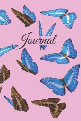 Journal: Butterfly Design Notebook / Butterfly Journal Notebook / 6x9 Journal / Butterfly Pattern Notebook