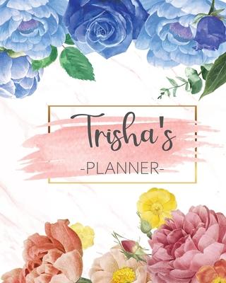 Trisha’’s Planner: Monthly Planner 3 Years January - December 2020-2022 - Monthly View - Calendar Views Floral Cover - Sunday start