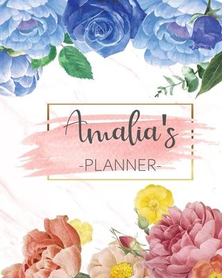 Amalia’’s Planner: Monthly Planner 3 Years January - December 2020-2022 - Monthly View - Calendar Views Floral Cover - Sunday start