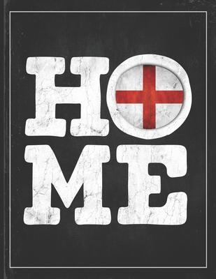 Home: England Flag Planner for English Coworker Friend from London Undated Planner Daily Weekly Monthly Calendar Organizer J