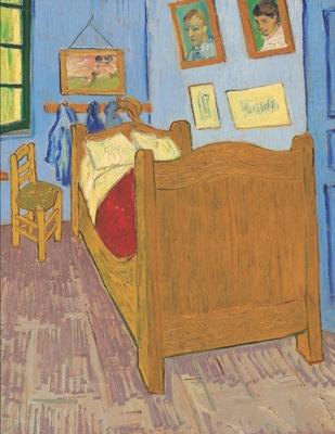 The Bedroom Black Paper Sketchbook: Vincent Van Gogh - Use with Colored Pencils, Metallic Markers, Chalk, Gel Ink Pens - Large Artsy Dutch Master Pain