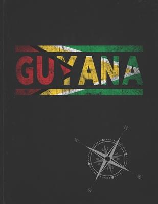 Guyana: Personalized Gift for Guyanese Friend for Travel Undated Planner Daily Weekly Monthly Calendar Organizer Journal