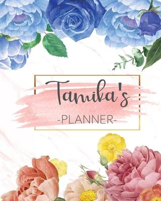 Tamika’’s Planner: Monthly Planner 3 Years January - December 2020-2022 - Monthly View - Calendar Views Floral Cover - Sunday start