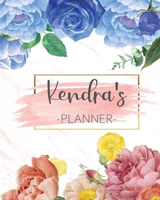 Kendra’’s Planner: Monthly Planner 3 Years January - December 2020-2022 - Monthly View - Calendar Views Floral Cover - Sunday start