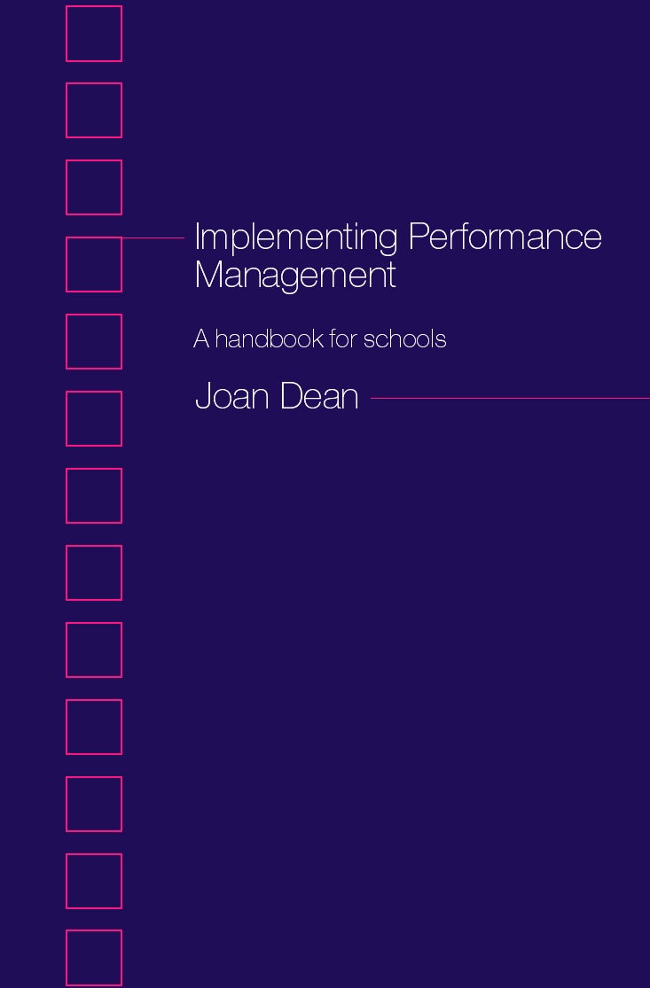 Implementing Performance Management: A Handbook for Schools