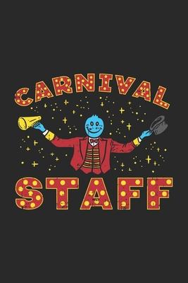 Carnival Staff: 120 Pages I 6x9 I Graph Paper 4x4