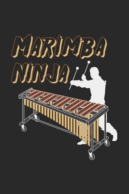 Marimba Ninja: 120 Pages I 6x9 I Graph Paper 4x4