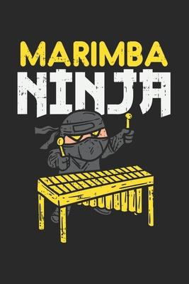 Marimba Ninja: 120 Pages I 6x9 I Graph Paper 5x5