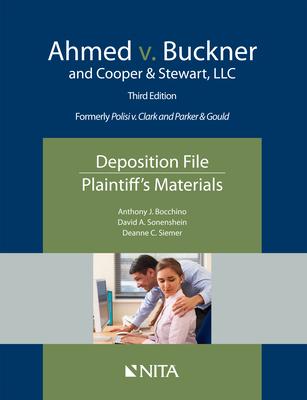 Ahmed v. Buckner and Cooper & Stewart, LLC: Deposition File, Plaintiff’’s Materials