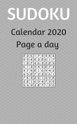 sudoku calendar 2020 page a day: 100 Medium Puzzles overlapping