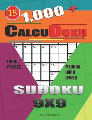 1,000 + Calcudoku sudoku 9x9: Logic puzzles medium - hard levels