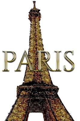 Paris Eiffel Tower Gold diamond Glitter Bling Creative blank journal sir Michael designer edition