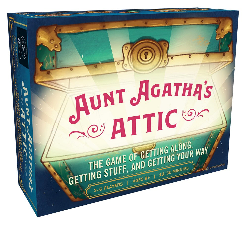 Aunt Agatha’’s Attic: The Game of Getting Along, Getting Stuff, and Getting Your Way (Fun and Fast Family Card Game, Quick and Easy Negotiat