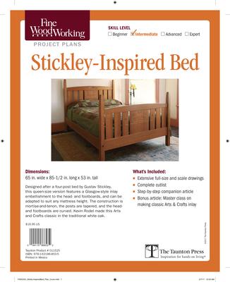 Fine Woodworking’’s Stickley-Inspired Bed Plan