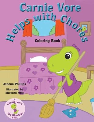 Carnie Vore Helps with Chores Coloring Book