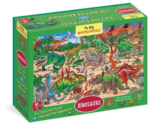 My Big Wimmelpuzzle Dinosaurs Floor Puzzle, 48-Piece