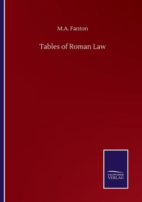 Tables of Roman Law