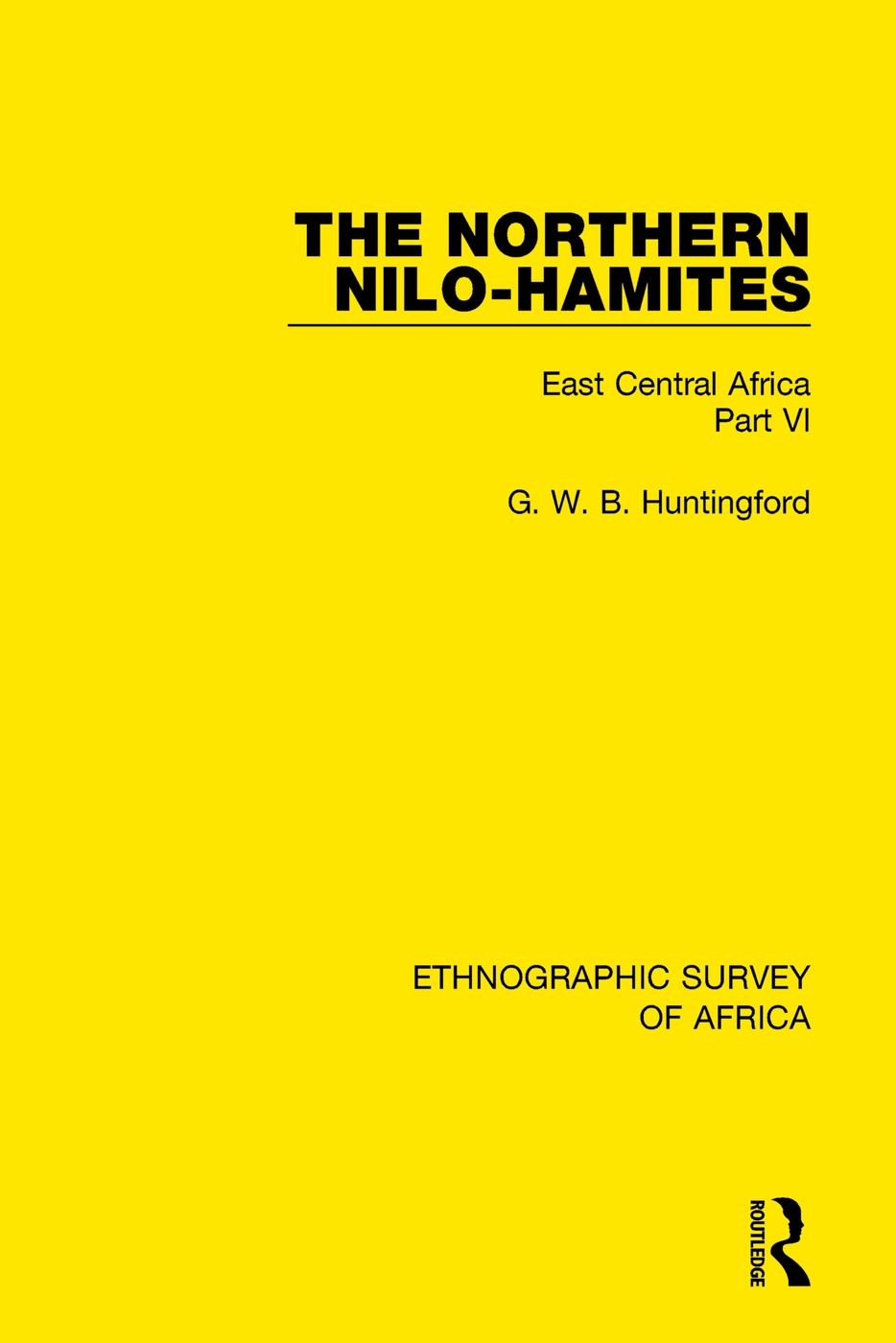 The Northern Nilo-Hamites: East Central Africa Part VI
