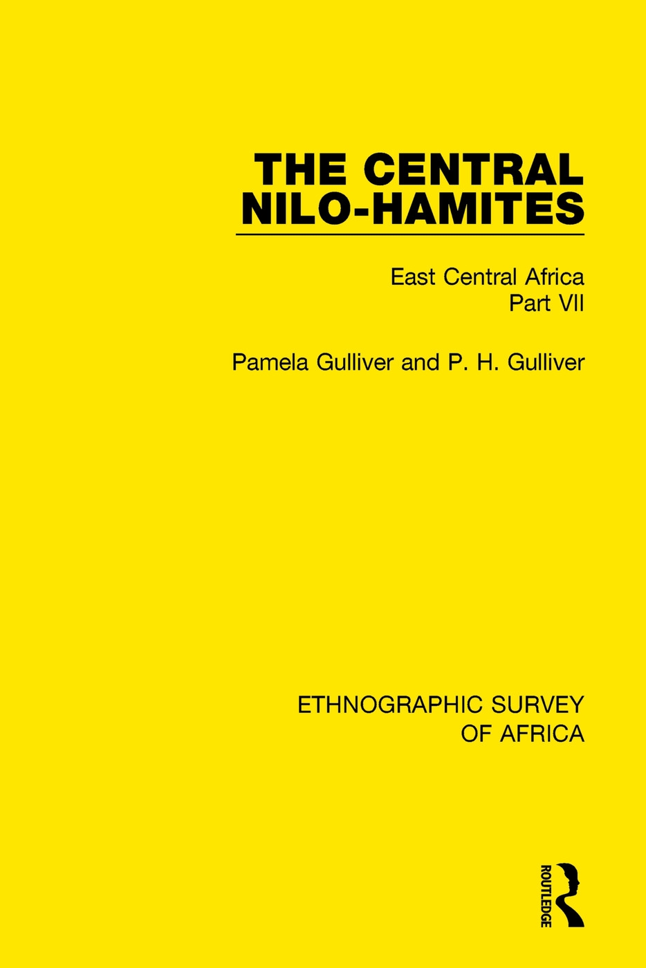The Central Nilo-Hamites: East Central Africa Part VII