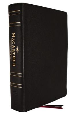 The Nkjv, MacArthur Study Bible, 2nd Edition, Genuine Leather, Black, Comfort Print: Unleashing God’’s Truth One Verse at a Time