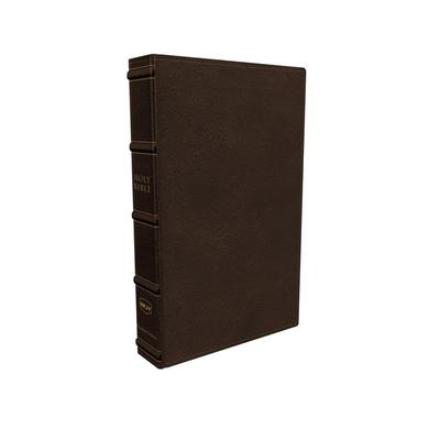 Nkjv, Large Print Verse-By-Verse Reference Bible, MacLaren Series, Genuine Leather, Brown, Comfort Print: Holy Bible, New King James Version