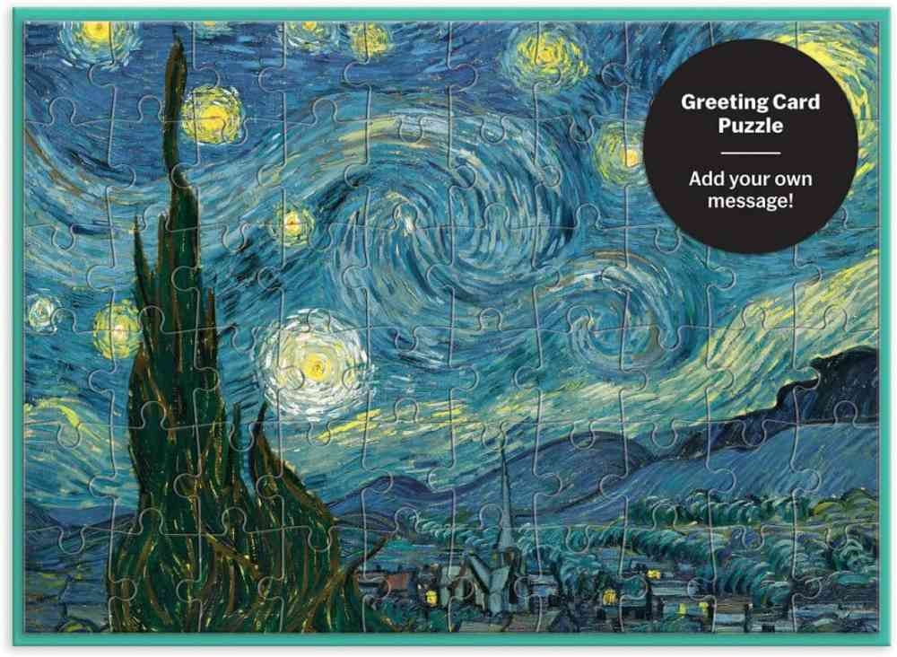 Moma Starry Night Greeting Card Puzzle