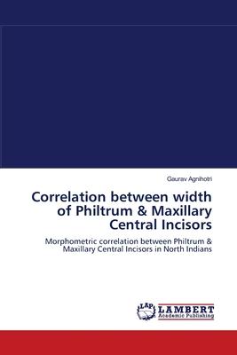 Correlation between width of Philtrum & Maxillary Central Incisors
