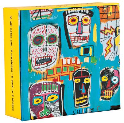 Jean-Michel Basquiat Mini Fliptop Notecards with Magnetic Closure, Greeting Cards for All Occasions