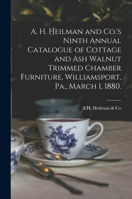 A. H. Heilman and Co.’’s Ninth Annual Catalogue of Cottage and Ash Walnut Trimmed Chamber Furniture, Williamsport, Pa., March 1, 1880.