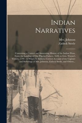 Indian Narratives [microform]: Containing a Correct and Interesting History of the Indian Wars, From the Landing of Our Pilgrim Fathers, 1620, to Gen