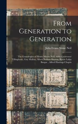 From Generation to Generation: the Genealogies of Henry Moore Neil, Abby Grosvenor Tillinghaste, Guy Mallon, Albert Neilson Slayton, Byron Lakin Barg