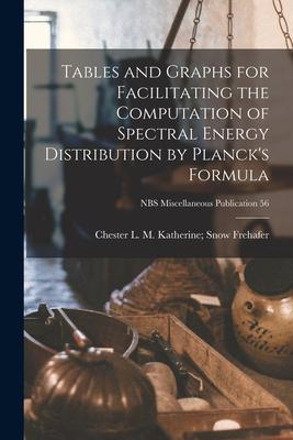 Tables and Graphs for Facilitating the Computation of Spectral Energy Distribution by Planck’’s Formula; NBS Miscellaneous Publication 56