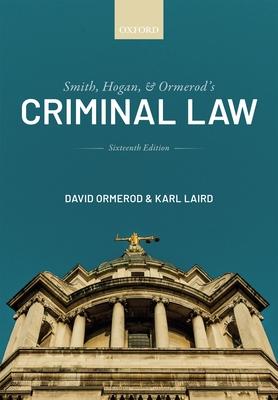 Smith, Hogan, and Ormerod’’s Criminal Law