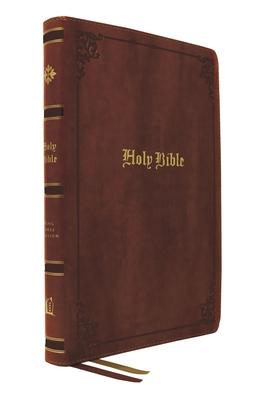 Kjv, Large Print Center-Column Reference Bible, Bonded Leather, Brown, Red Letter, Comfort Print: Holy Bible, King James Version