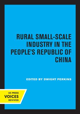 Rural Small-Scale Industry in the People’s Republic of China