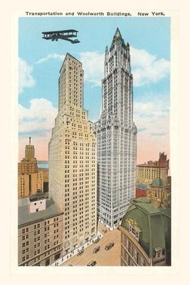 Vintage Journal Transportation and Woolworth Buildings, New York City