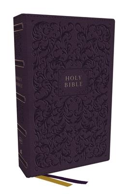 KJV Holy Bible, Center-Column Reference Bible, Leathersoft, Purple, 72,000+ Cross References, Red Letter, Comfort Print: King James Version: King Jame