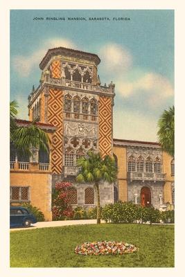 Vintage Journal Ringling Mansion, Sarasota, Florida