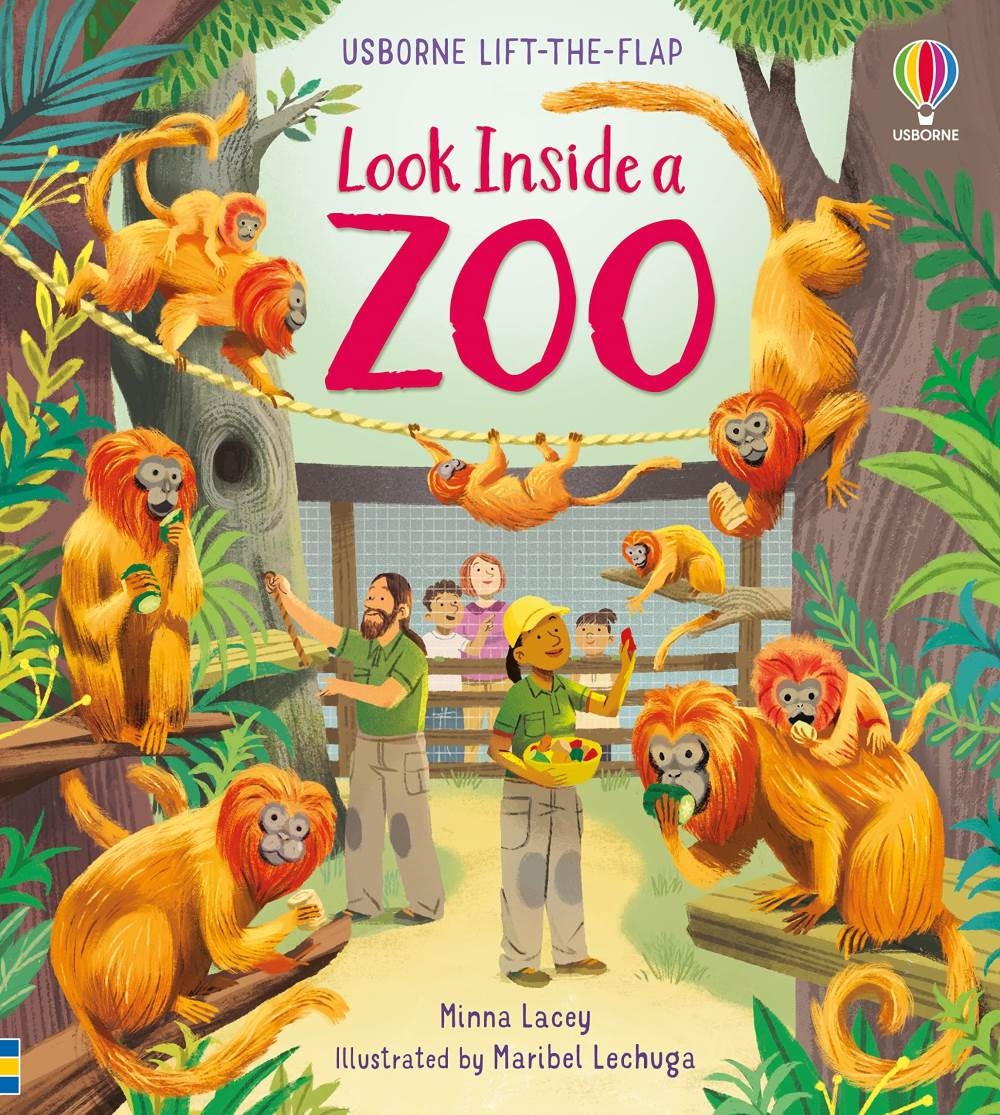 互動機關遊戲書：動物園(5歲以上)Look Inside a Zoo