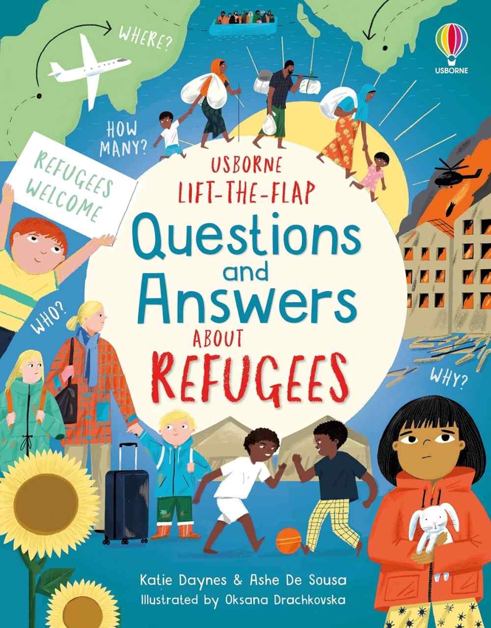 Q&A知識翻翻書：世界難民(5歲以上)Lift-the-flap Questions and Answers about Refugees