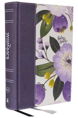 Kjv, the Woman’s Study Bible, Cloth Over Board, Purple Floral, Red Letter, Full-Color Edition, Comfort Print: Receiving God’s Truth for Balance, Hope,