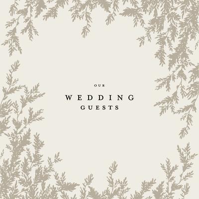 Wedding Guest Book: An Heirloom-Quality Guest Book with Foil Accents and Hand Drawn Illustrations